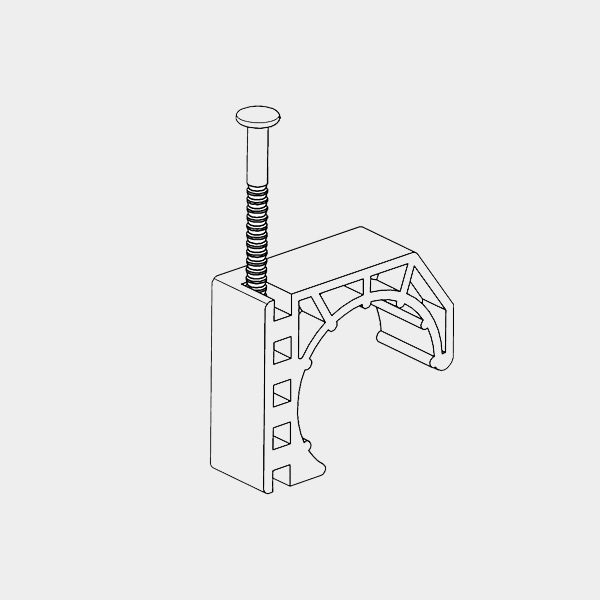 Plastic Insulated Pipe Clip with Nail