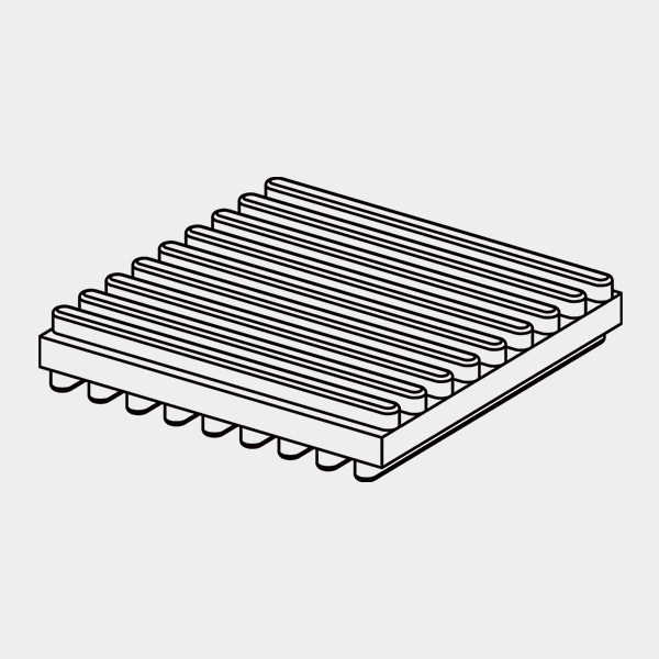 Rubber Ribbed Pad